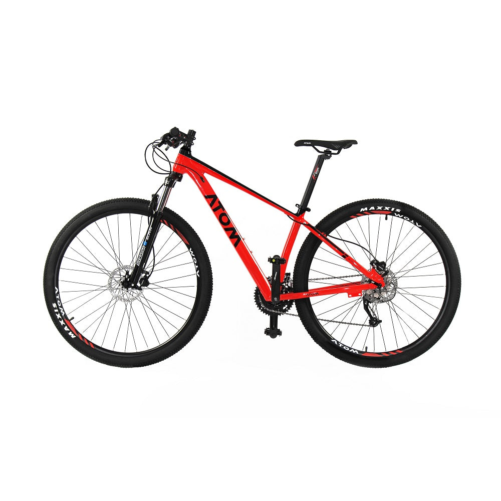 Bicicleta ATOM BURNER 29, Black/Red, Talla 18"