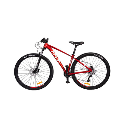 Bicicleta ATOM BURNER Gloss 29, Talla 16", Rojo Vino.