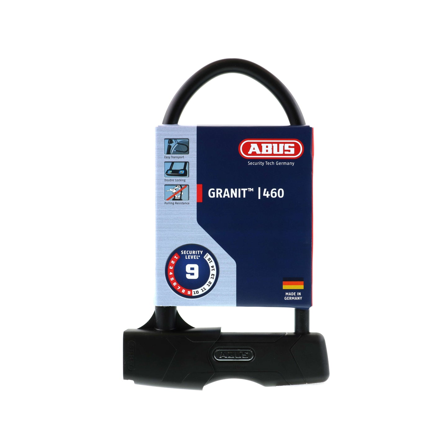 Candado U-LOCK ABUS GRANIT™ 460/150HB230 + SOPORTE USH460